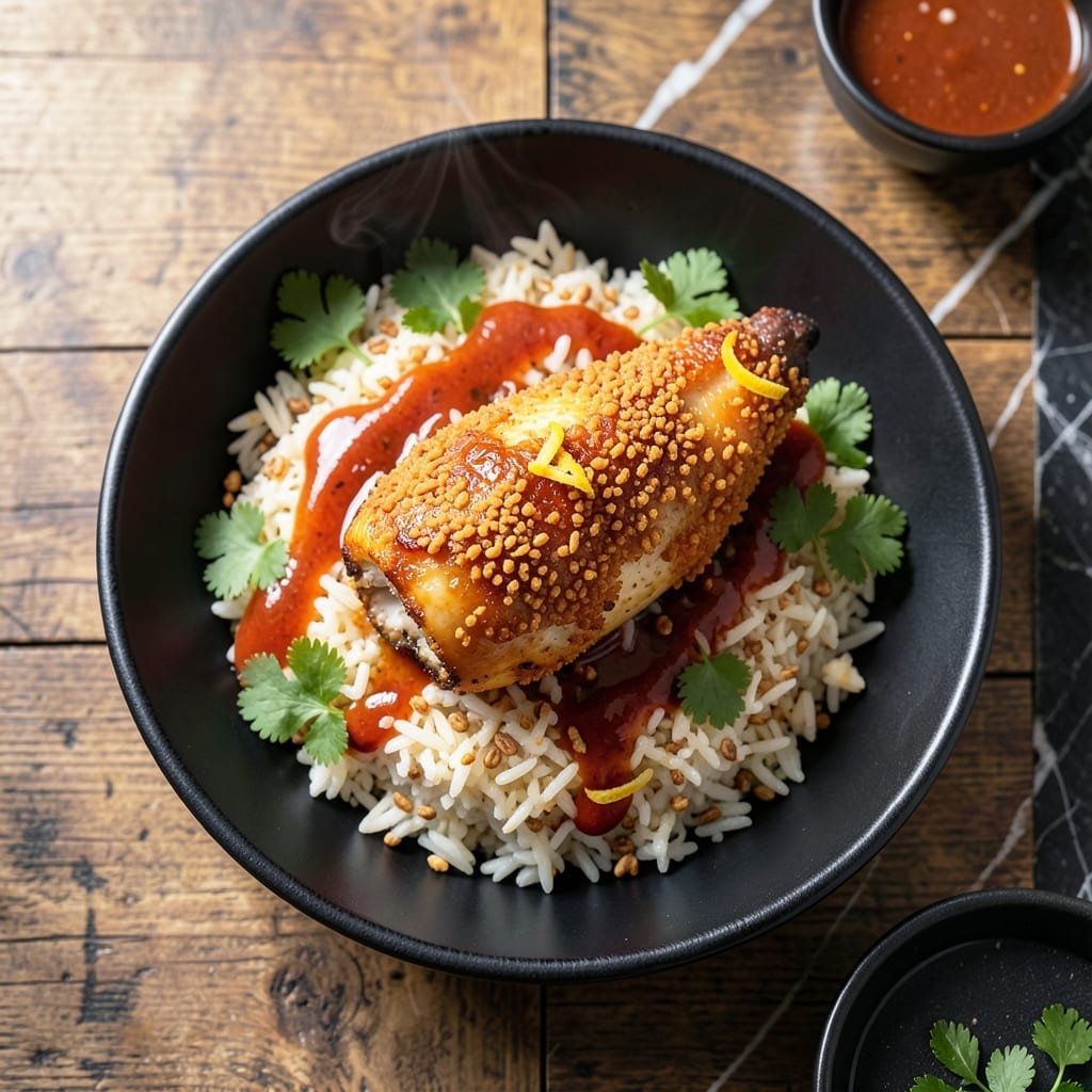 Crispy Chicken With Rice Crispy Recipe: Double-Crunch Coating Over Tender Bites Crispy Chicken With Rice Crispy Recipe: Double-Crunch Coating Over Tender Bites