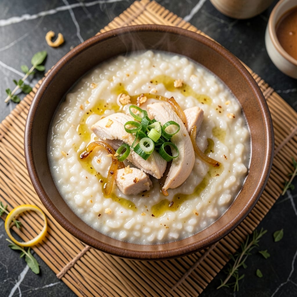 Filipino Rice Porridge Recipe: Savory Ginger-Garlic Congee Tradition
