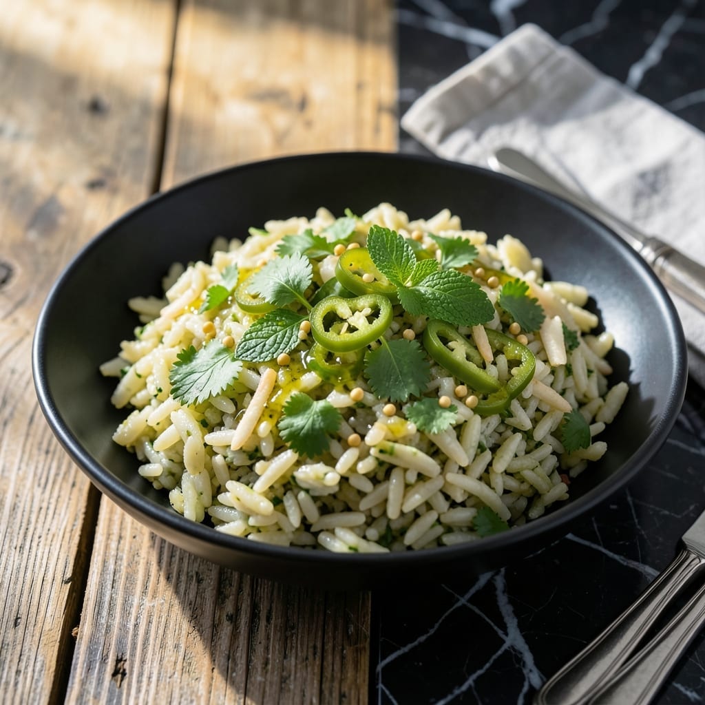 Green Rice Flakes Recipe: Nutty and Herbal South Indian Classic Green Rice Flakes Recipe: Nutty and Herbal South Indian Classic