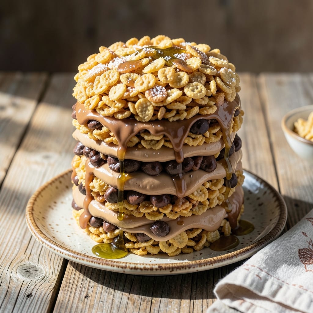 Haystack Recipe With Rice Krispies: No-Bake Chocolate and Peanut Butter Layers Haystack Recipe With Rice Krispies: No-Bake Chocolate and Peanut Butter Layers