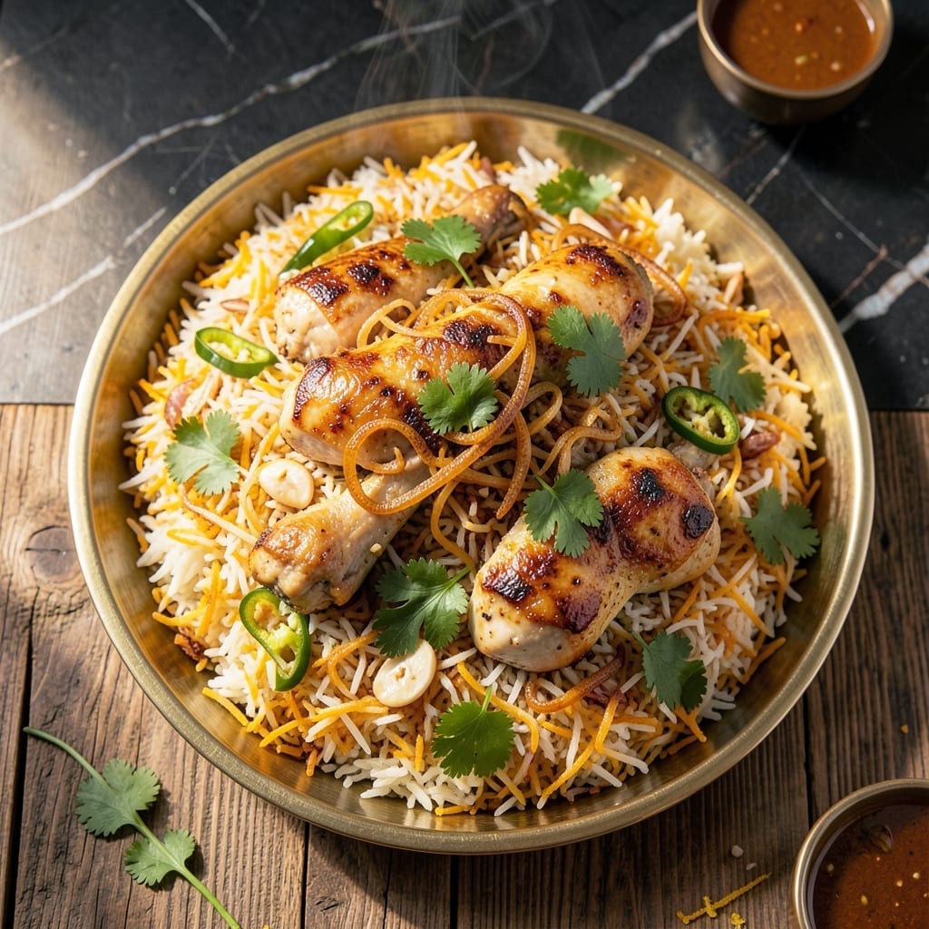 Ambur Chicken Biryani Recipe: Spiced Rice With Tender Chicken Ambur Chicken Biryani Recipe: Spiced Rice With Tender Chicken