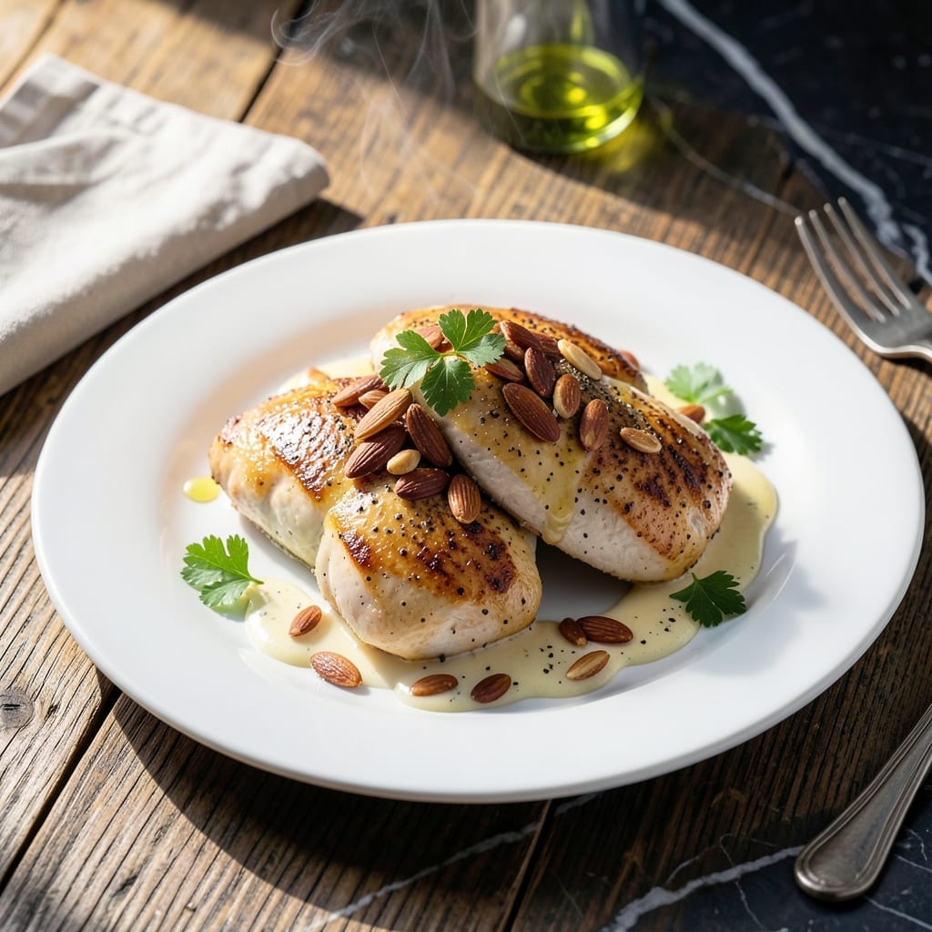 Chicken Almondine Recipe: Buttery Toasted Almond Crunch