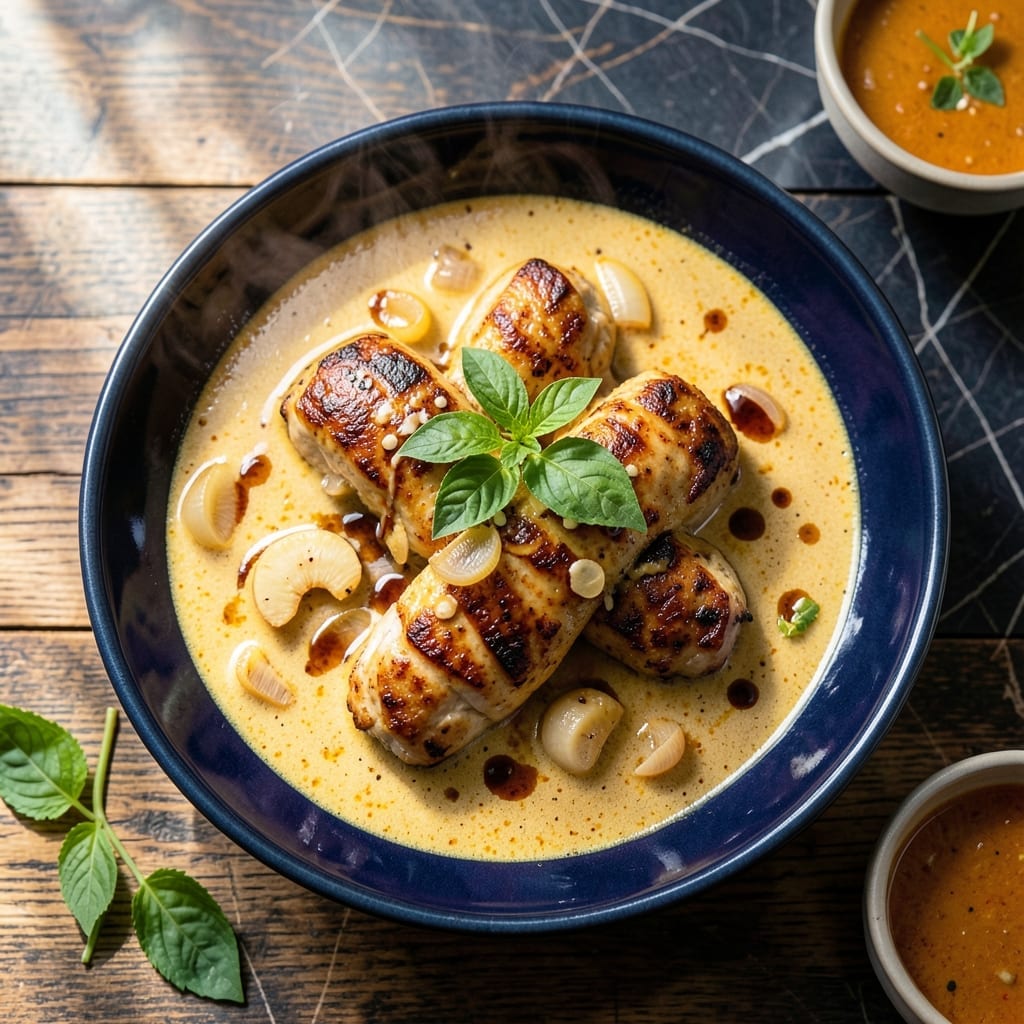 Asian Chicken Curry Recipe: Thai Basil and Coconut Milk Fusion Asian Chicken Curry Recipe: Thai Basil and Coconut Milk Fusion