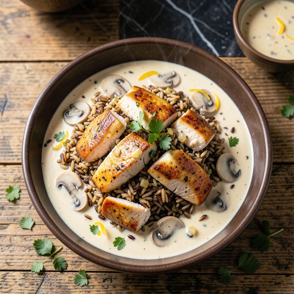 Chicken and Wild Rice Recipe With Cream of Mushroom Soup: Slow-Simmered Hearty Comfort