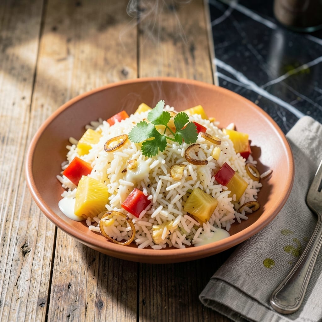 Fresh Pineapple Rice Recipe: Tropical Sweetness Meets Savory Depth