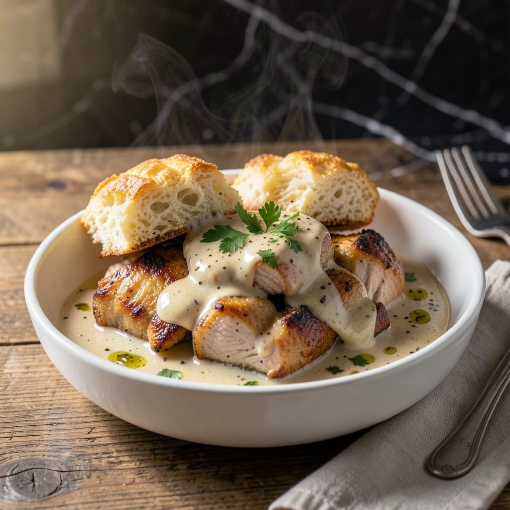Crockpot Chicken and Biscuits Recipe: Fluffy Dumplings in Savory Broth Crockpot Chicken and Biscuits Recipe: Fluffy Dumplings in Savory Broth