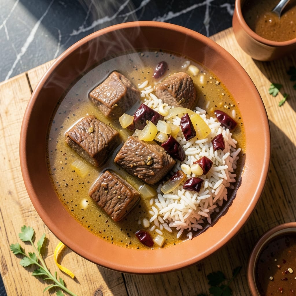 Mexican Beef and Rice Soup Recipe: Smoky Chipotle-Infused Broth With Tender Bites Mexican Beef and Rice Soup Recipe: Smoky Chipotle-Infused Broth With Tender Bites