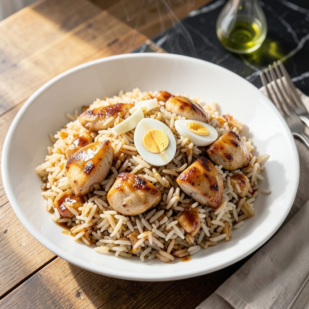 Chicken Fried Rice Recipe No Vegetables: Simple Wok-Style Comfort