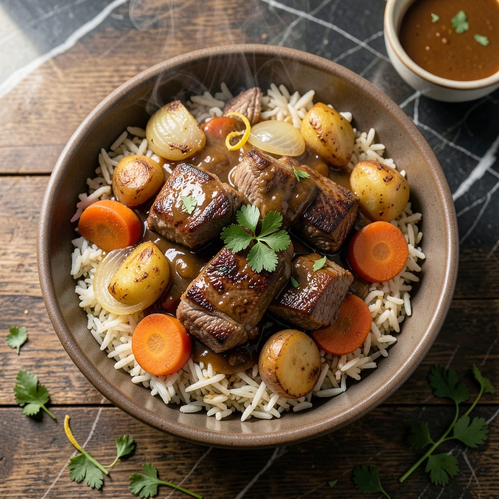 Beef Stew and Rice Recipe Crock Pot: Slow-Cooked Hearty Comfort Beef Stew and Rice Recipe Crock Pot: Slow-Cooked Hearty Comfort