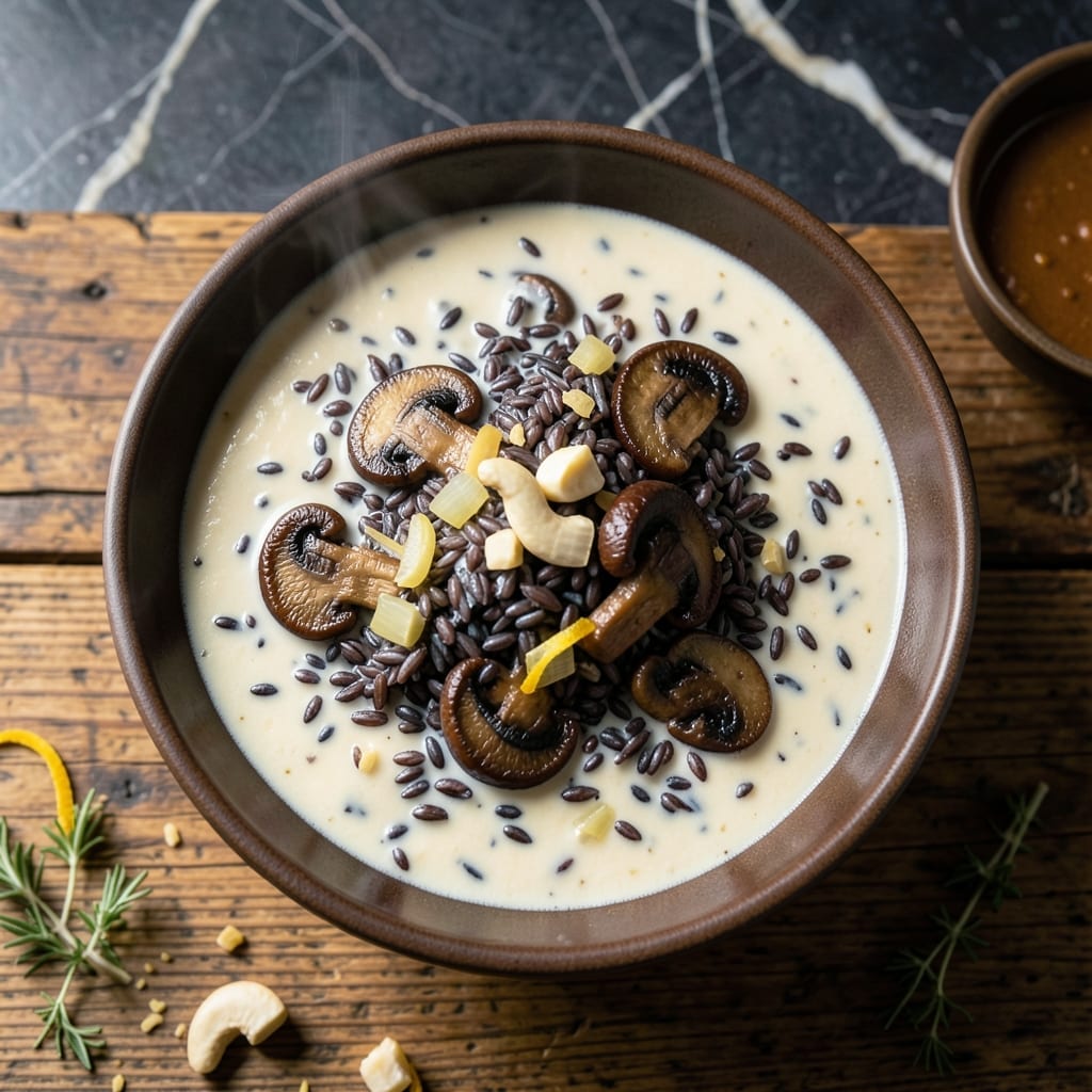 Creamy Vegan Mushroom Wild Rice Soup Recipe: Earthy Depth in Every Spoon