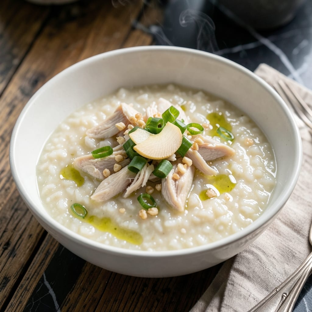 Rice Congee Recipe: Silky Smooth Savory Porridge Rice Congee Recipe: Silky Smooth Savory Porridge