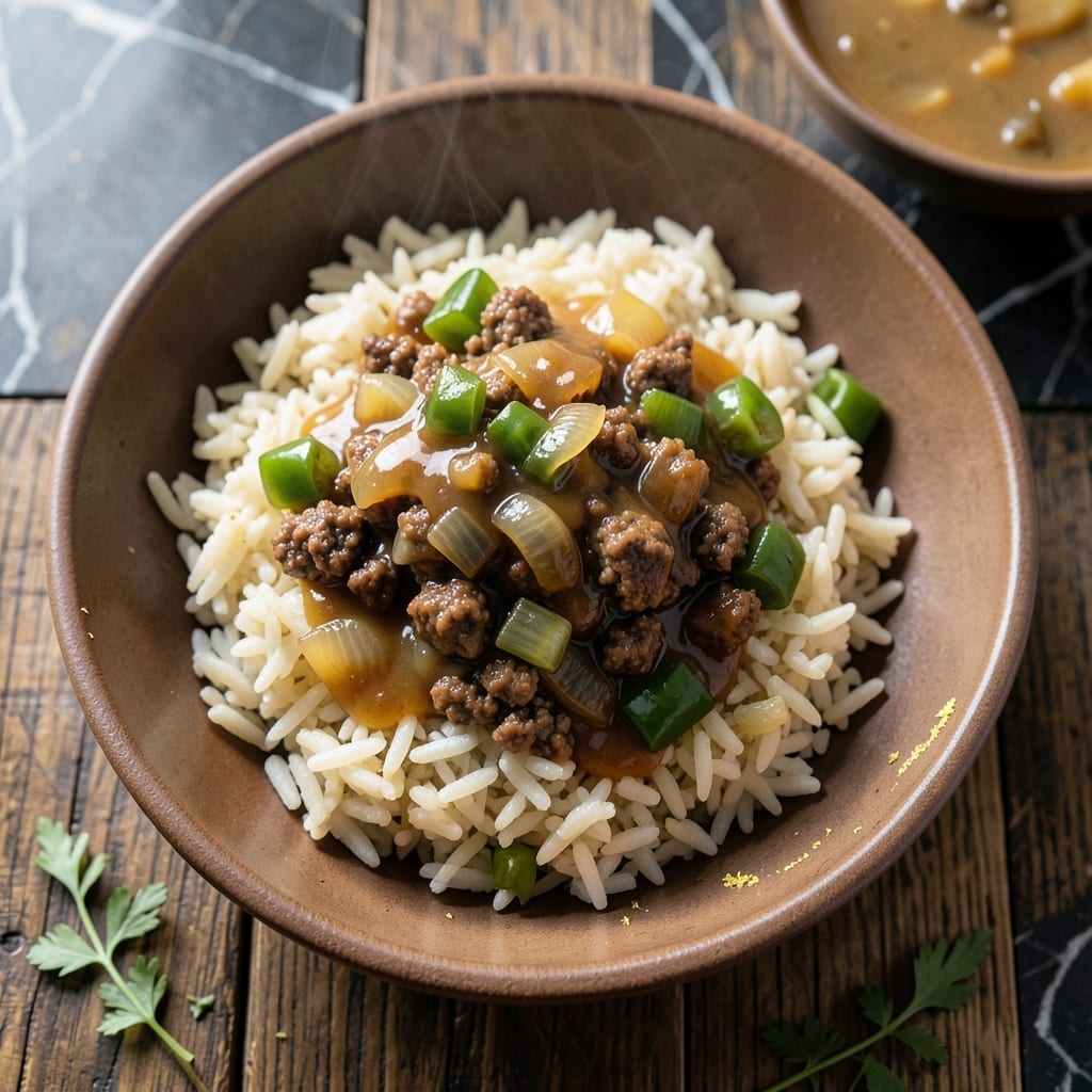 Dirty Rice Recipe With Beef Consomme and French Onion Soup: Louisiana-Style Savory Depth