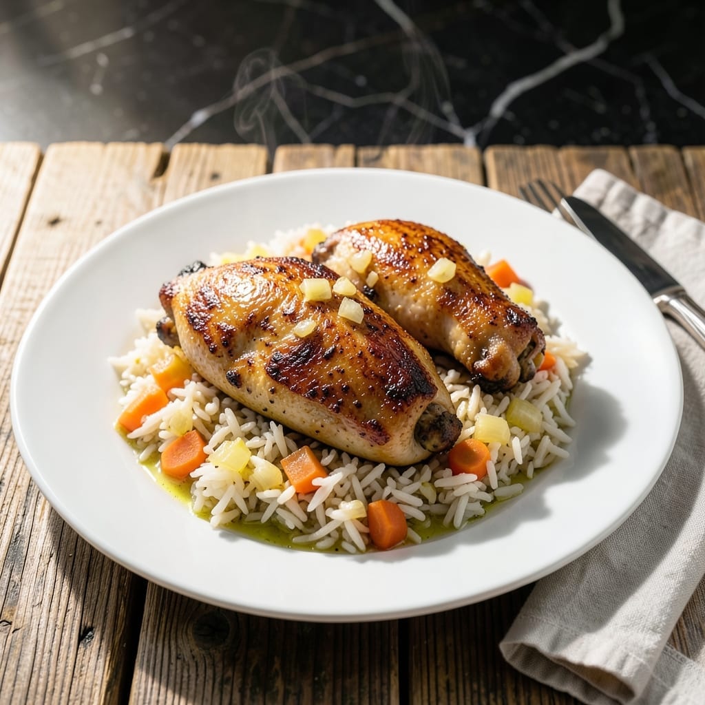Chicken White Rice Recipe: Fragrant One-Pot Family Favorite Chicken White Rice Recipe: Fragrant One-Pot Family Favorite
