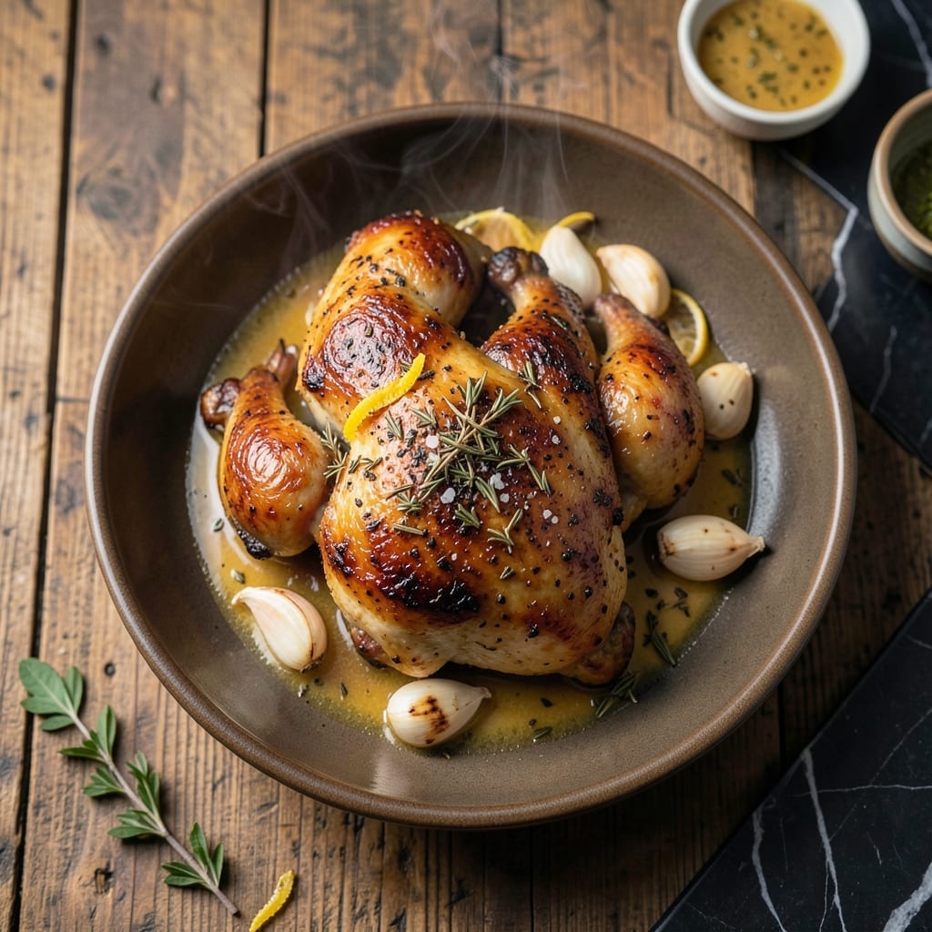 Oven Cooked Chicken Recipe: Garlic Butter Baked to Golden Perfection