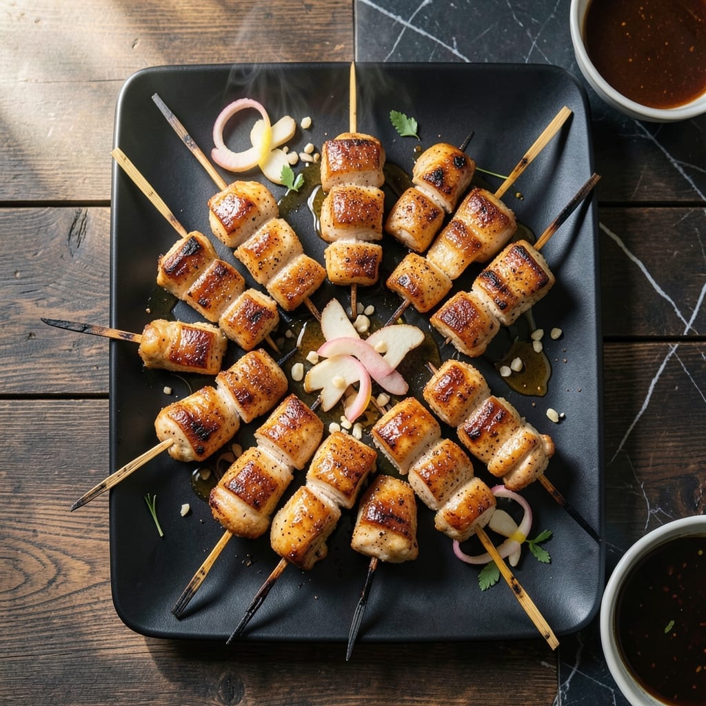 Chinese Chicken Skewers Recipe: Charcoal-Kissed Street Food Classic