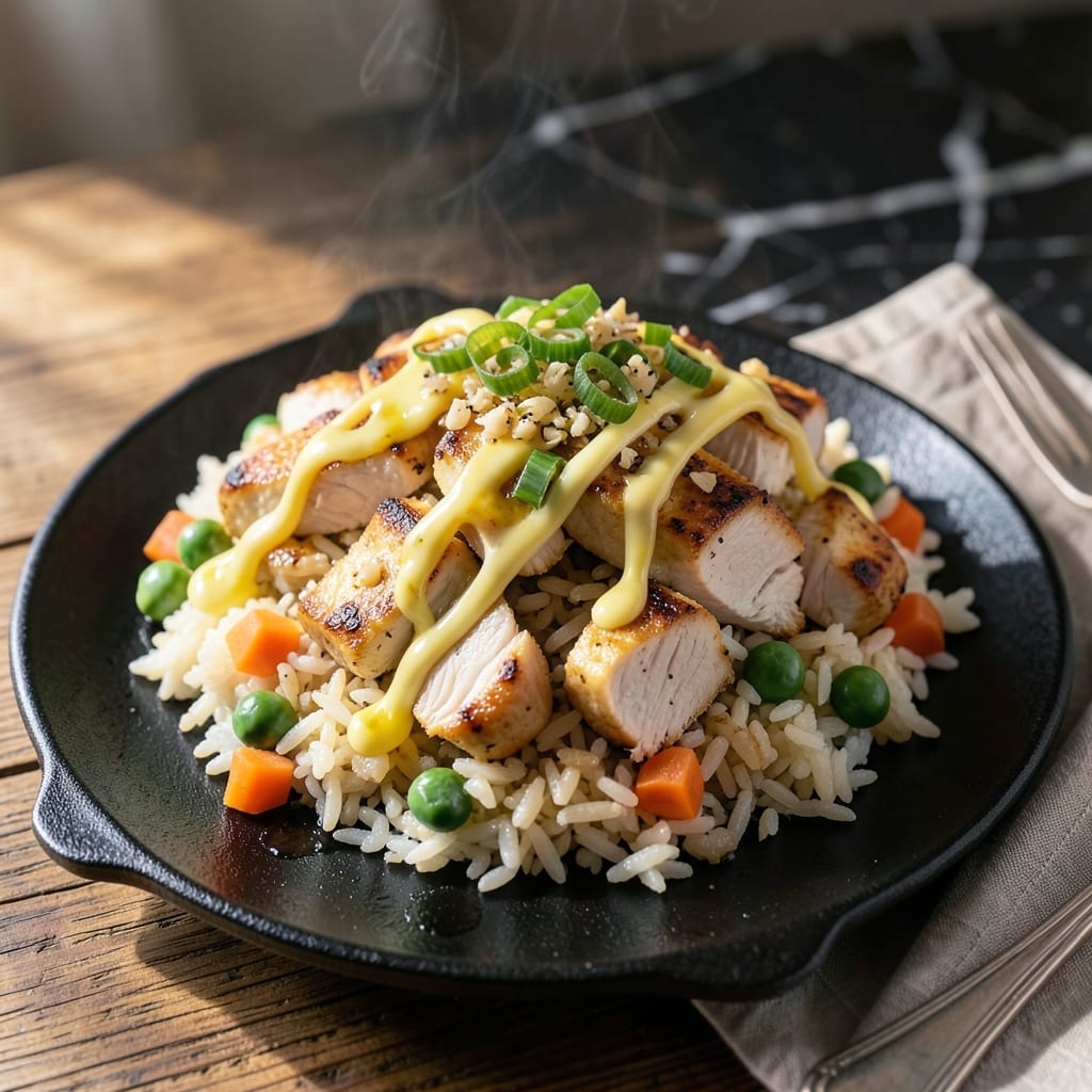 Blackstone Griddle Chicken Fried Rice Recipe: Smoky Wok-Free Flavor in Minutes