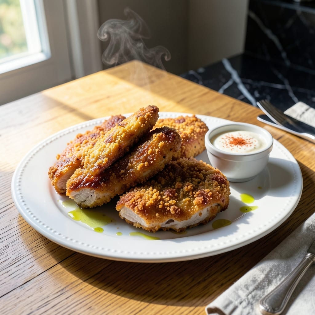 Tender Chicken Tenders Recipe: Crispy Panko-Crusted Bites