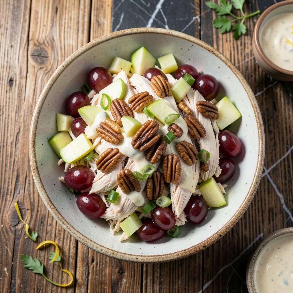 Fall Chicken Salad Recipe: Harvest Flavors With Crisp Apples and Pecans Fall Chicken Salad Recipe: Harvest Flavors With Crisp Apples and Pecans