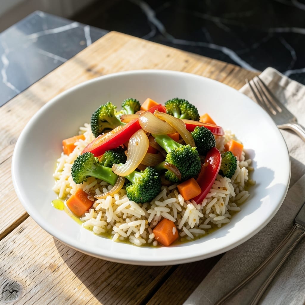 Instant Pot Rice and Vegetable Recipe: Hands-Off Meal in One Pot Instant Pot Rice and Vegetable Recipe: Hands-Off Meal in One Pot