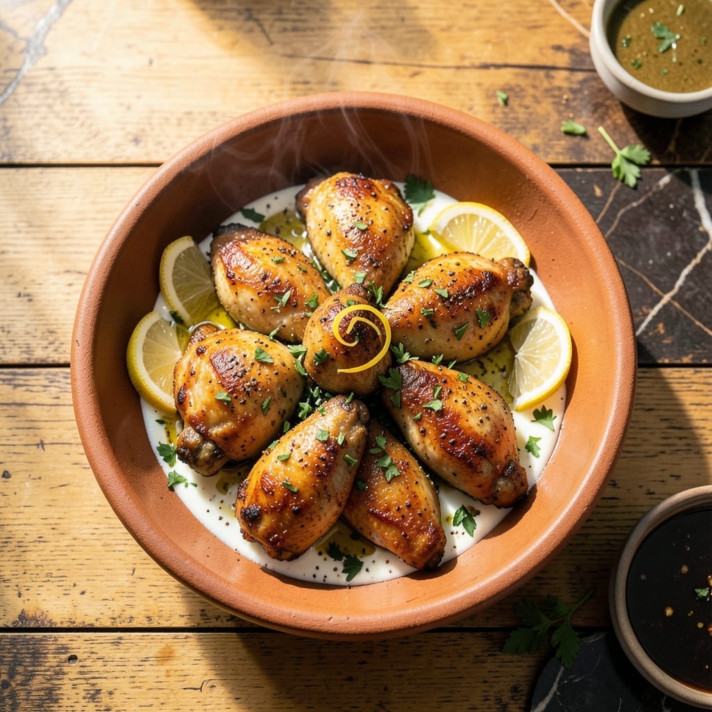 Jordanian Chicken Recipe: Middle Eastern Spice with Lemon Zest