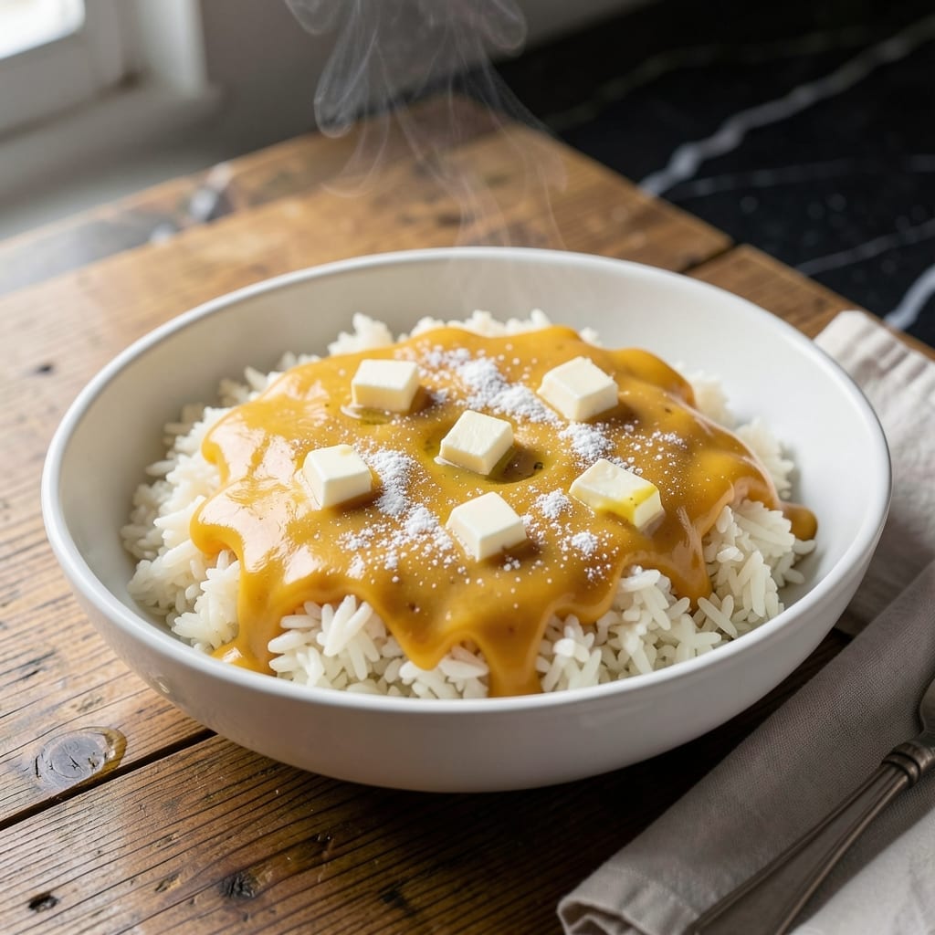 Homemade Cheesy Rice Recipe: Melty Goodness in Every Bite