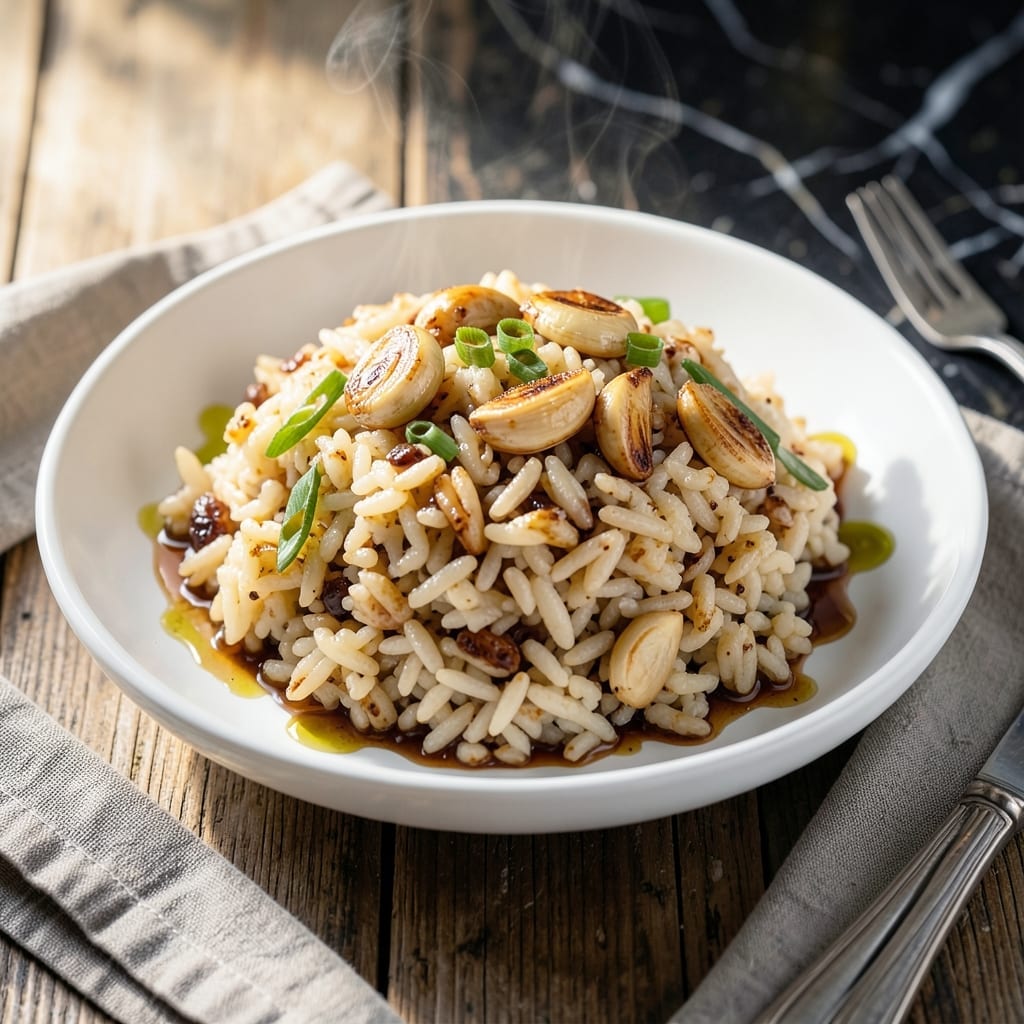 Garlic Sticky Rice Recipe: Fragrant Clumps with Golden Crust