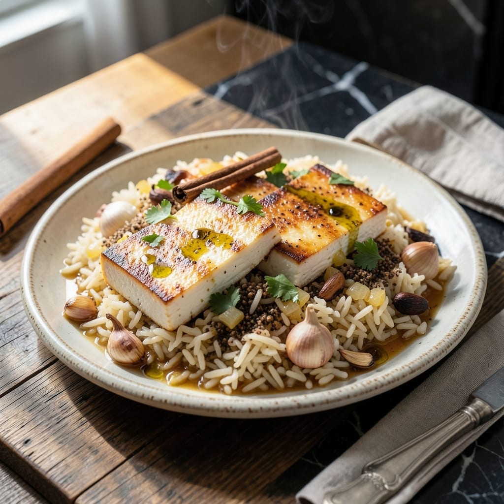 Halloumi Rice Recipe: Salty Cheese Meets Fragrant Spiced Grains Halloumi Rice Recipe: Salty Cheese Meets Fragrant Spiced Grains