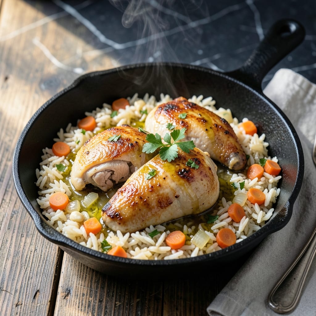 Chicken and Rice One Pot Meal Recipe: Weeknight-Friendly Flavor in One Pan