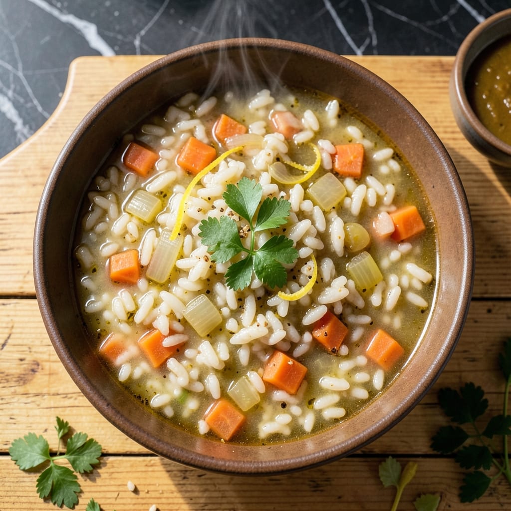 Italian Rice Soup Recipe: Rustic Broth With Plump Grains