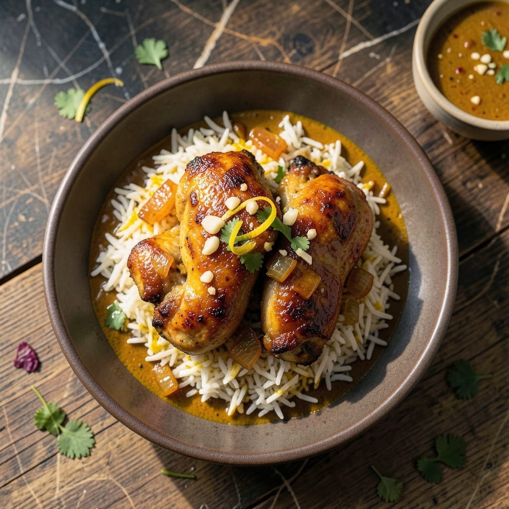 Baked Curry Chicken and Rice Recipe: Fragrant Spices Over Fluffy Grains