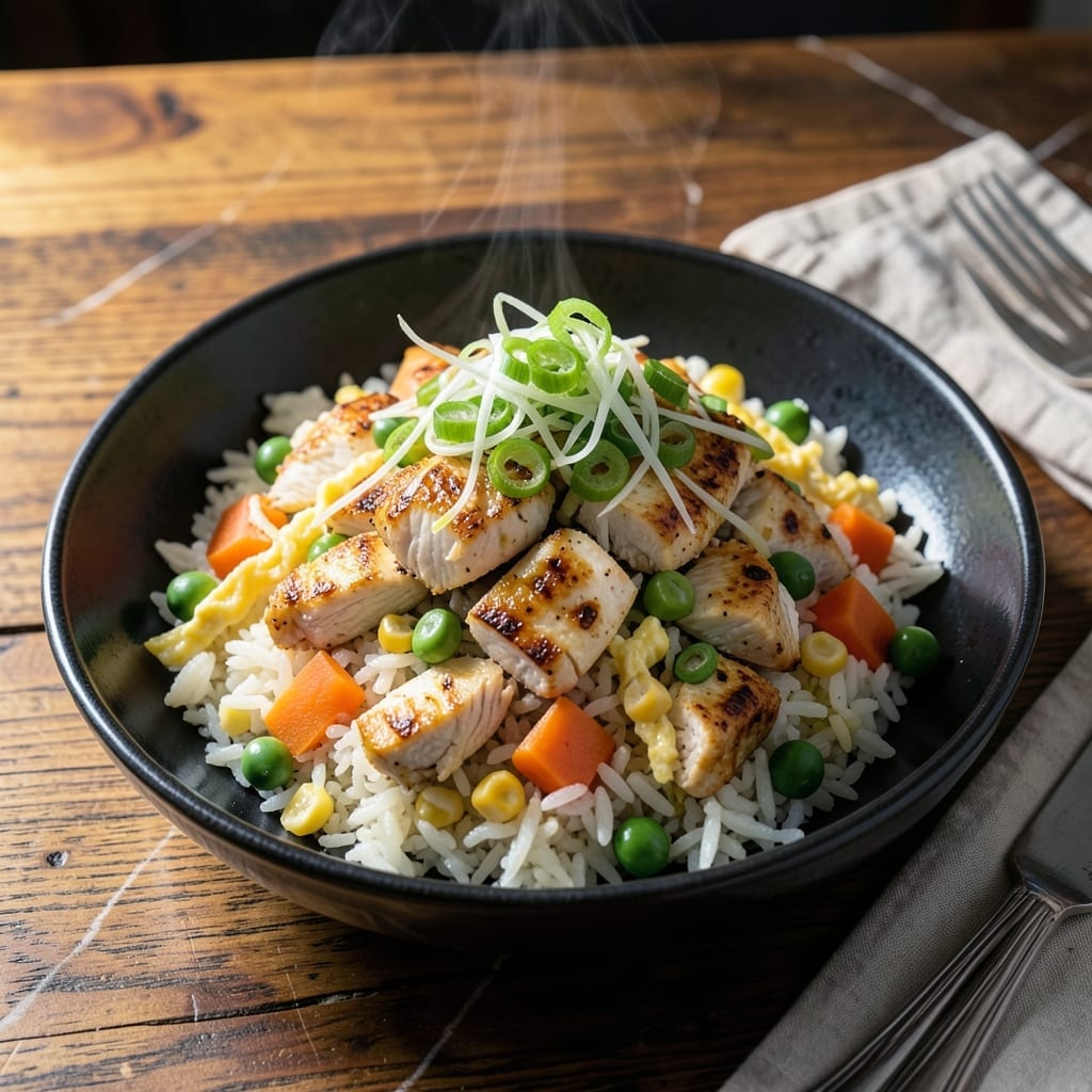 Chicken Fried Rice Recipe With Frozen Vegetables: Weeknight-Friendly Wok Magic