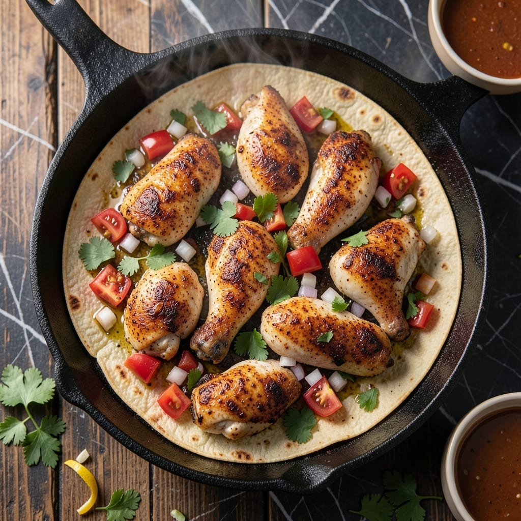 Skillet Chicken Tacos Recipe: Spiced Fillings Ready in Minutes