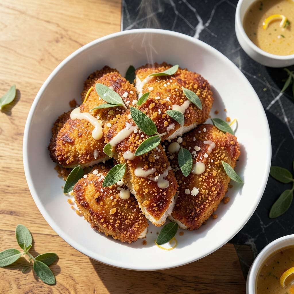 Sage Chicken Recipe: Herbed Crust With Juicy Centers