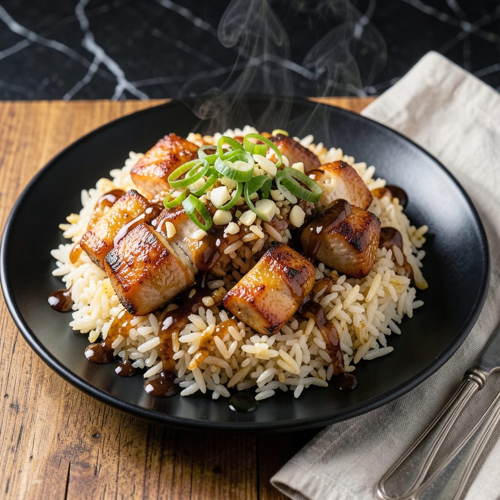 Samurai Chicken Fried Rice Recipe: Wok-Seared Umami With Scallion Crunch