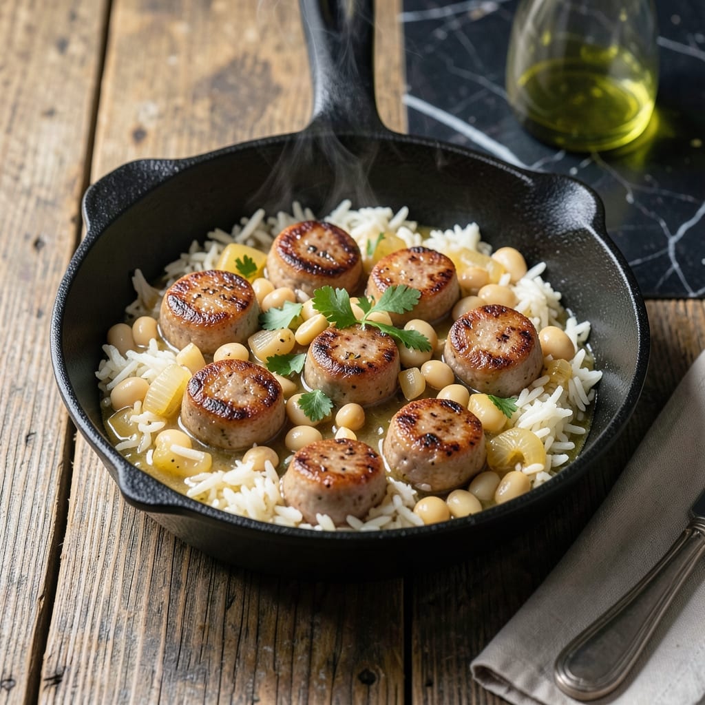 Sausage Rice and Beans Recipe: Smoky One-Pot Heartiness