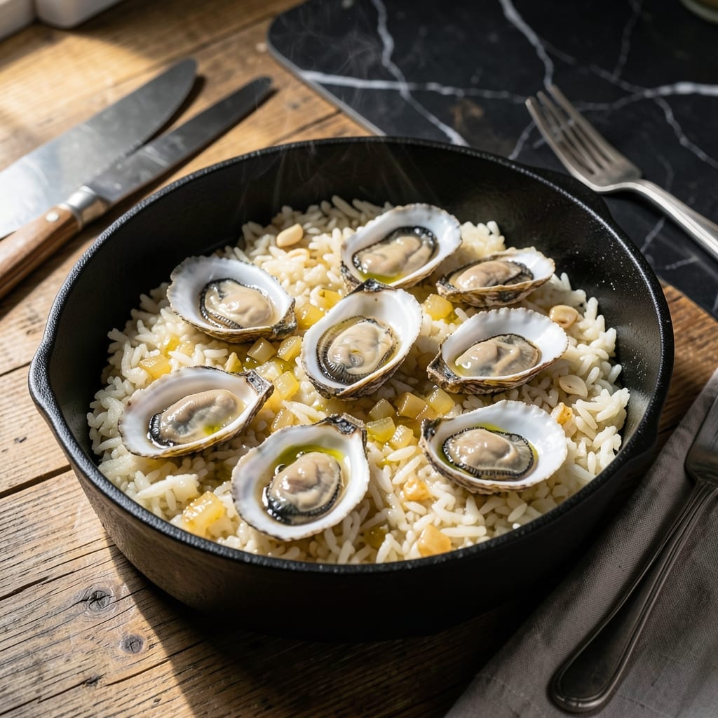 Oyster Rice Recipe: Coastal Flavors in a One-Pot Meal Oyster Rice Recipe: Coastal Flavors in a One-Pot Meal