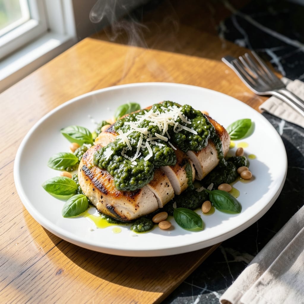 Pesto Chicken Recipe: Herb-Infused Juiciness in 30 Minutes Pesto Chicken Recipe: Herb-Infused Juiciness in 30 Minutes