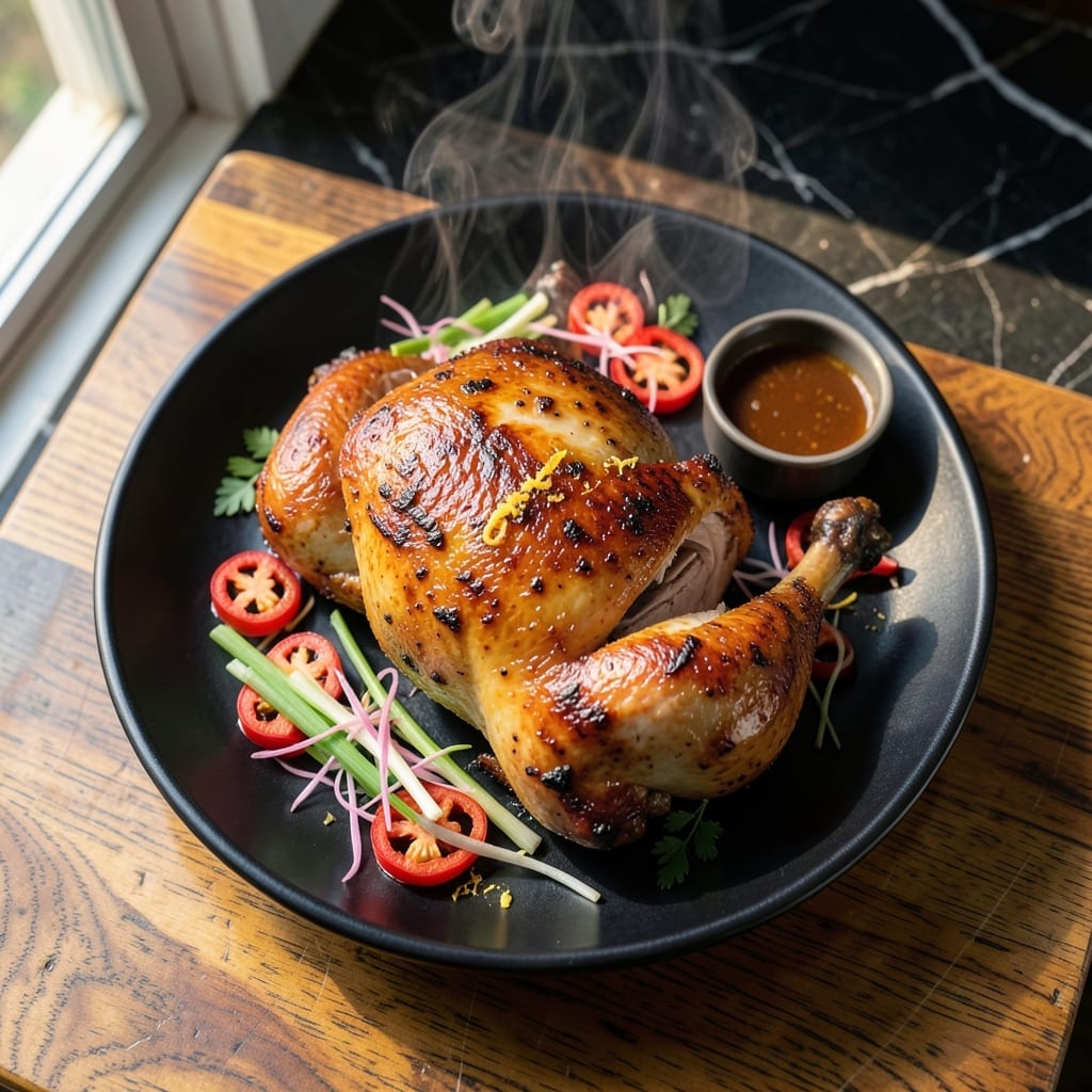 Asian Rotisserie Chicken Recipe: Five-Spice Marinated Juiciness Asian Rotisserie Chicken Recipe: Five-Spice Marinated Juiciness