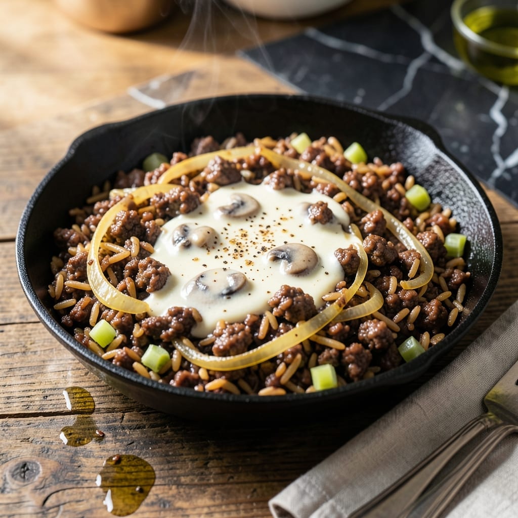 Wild Rice Hotdish Recipe With Ground Beef: Hearty Midwest Classic With Melted Cheese