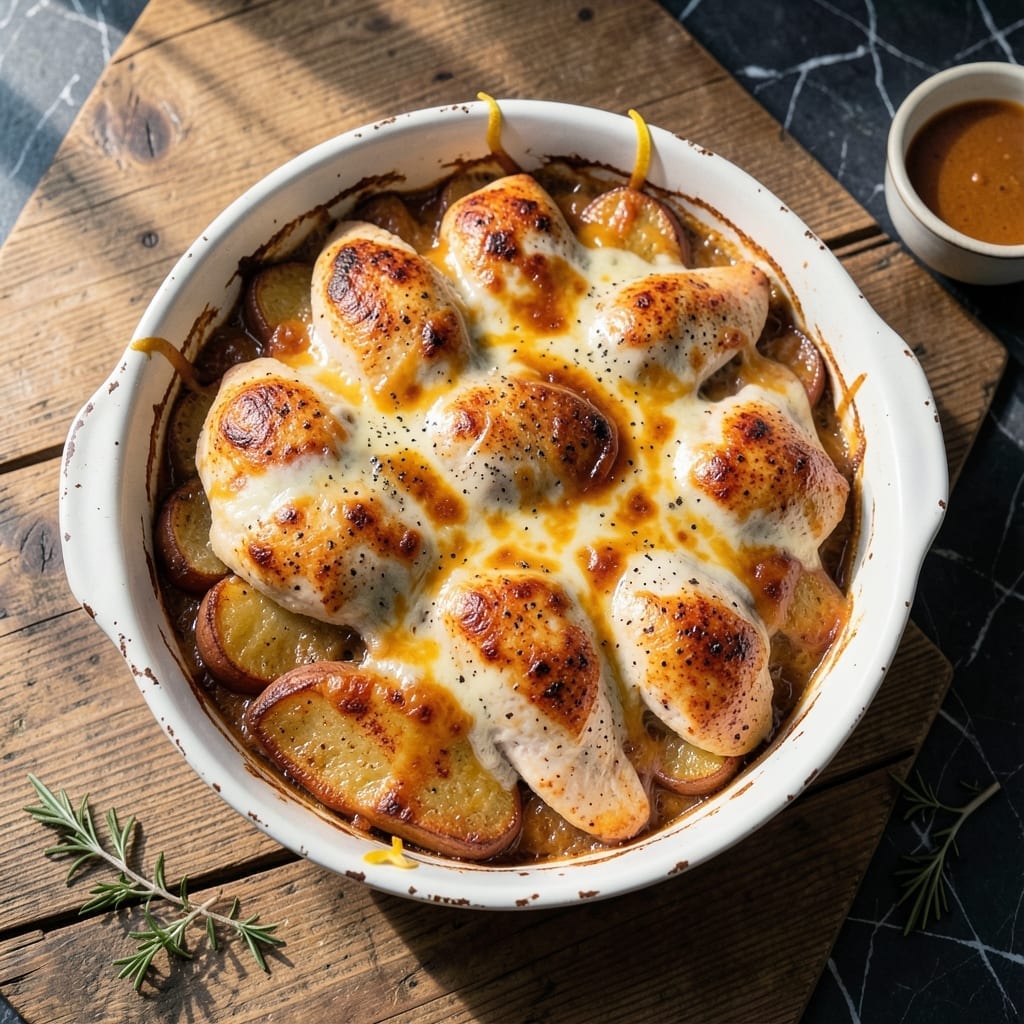 Chicken Potato Casserole Recipe: Layered Creamy Indulgence