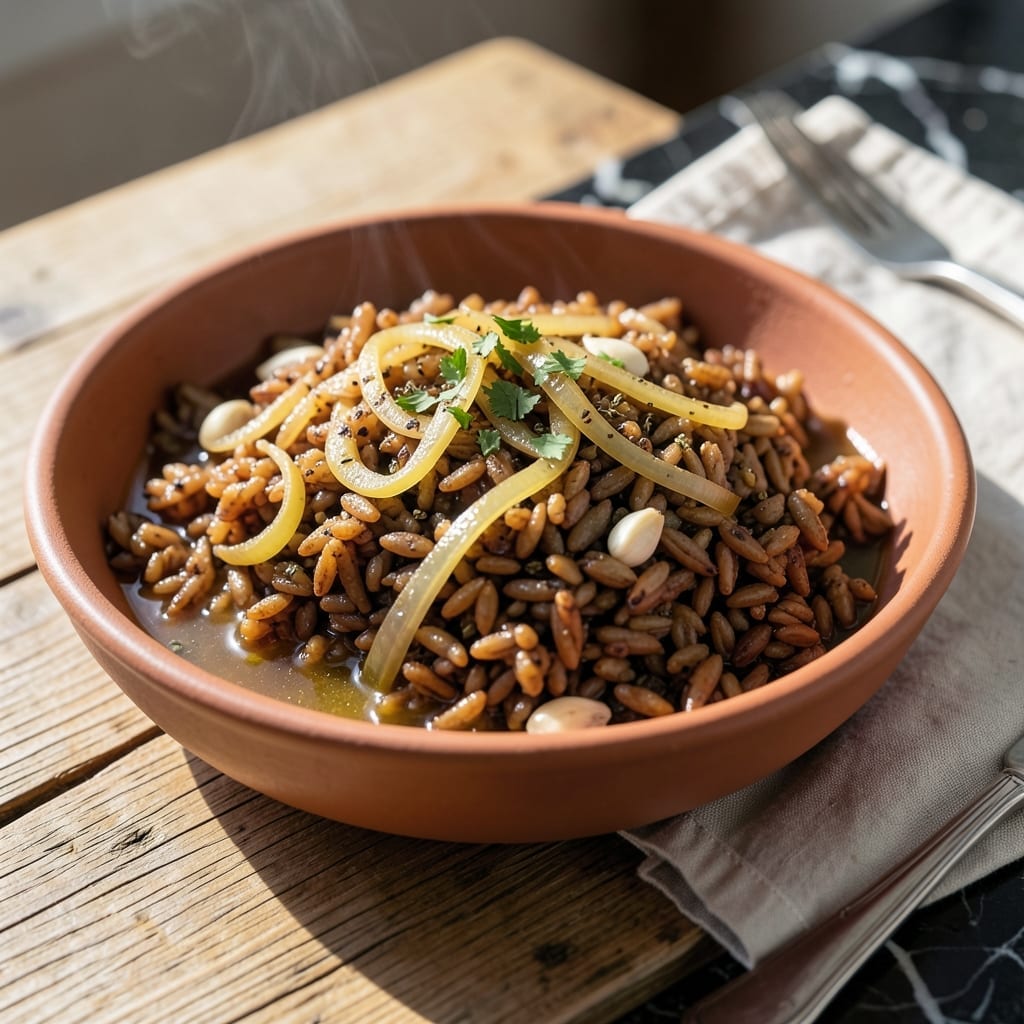 Greek Brown Rice Recipe: Nutty Whole Grain Mediterranean Bowl