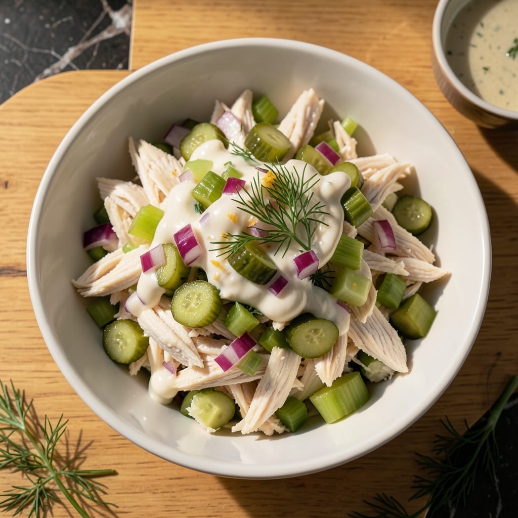 Chicken Salad Recipe With Pickles: Tangy Crunch in Every Bite Chicken Salad Recipe With Pickles: Tangy Crunch in Every Bite
