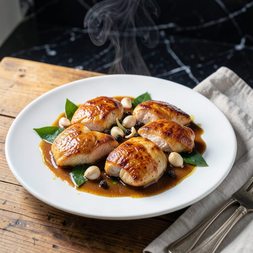 Chicken Adobo Recipe With Chicken Breast: Filipino-Style Tangy Braise