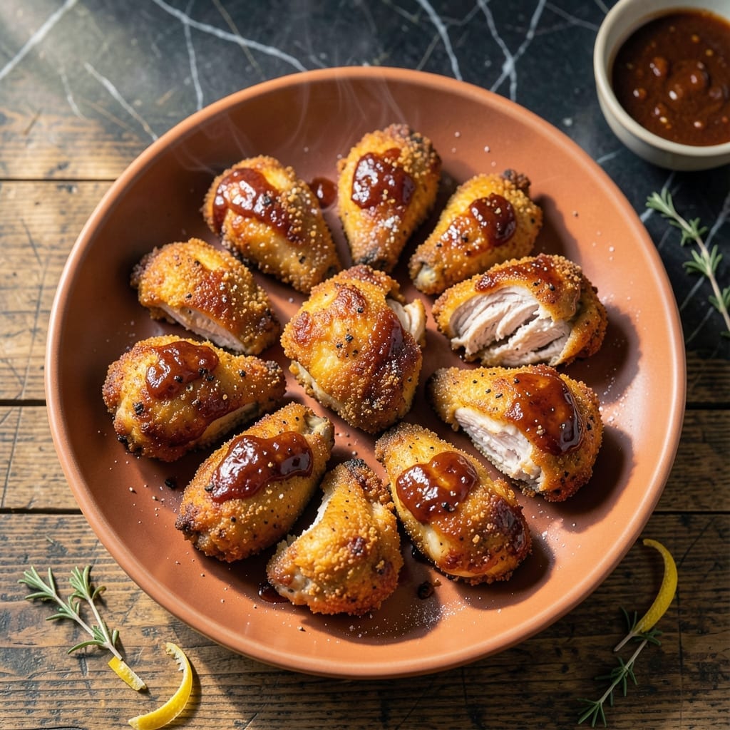 BBQ Fried Chicken Recipe: Double-Crisped and Saucy BBQ Fried Chicken Recipe: Double-Crisped and Saucy