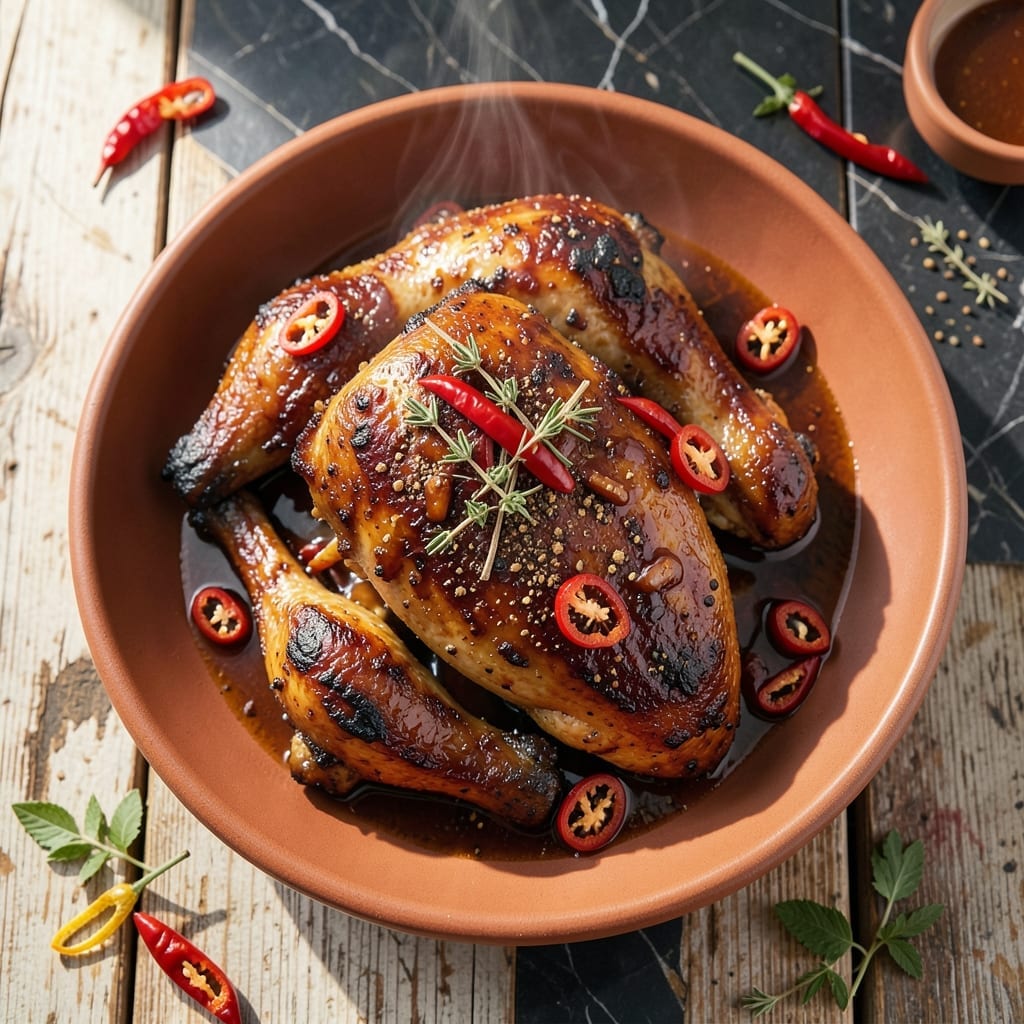Jerk Roasted Chicken Recipe: Spicy Caribbean Aroma in Every Bite