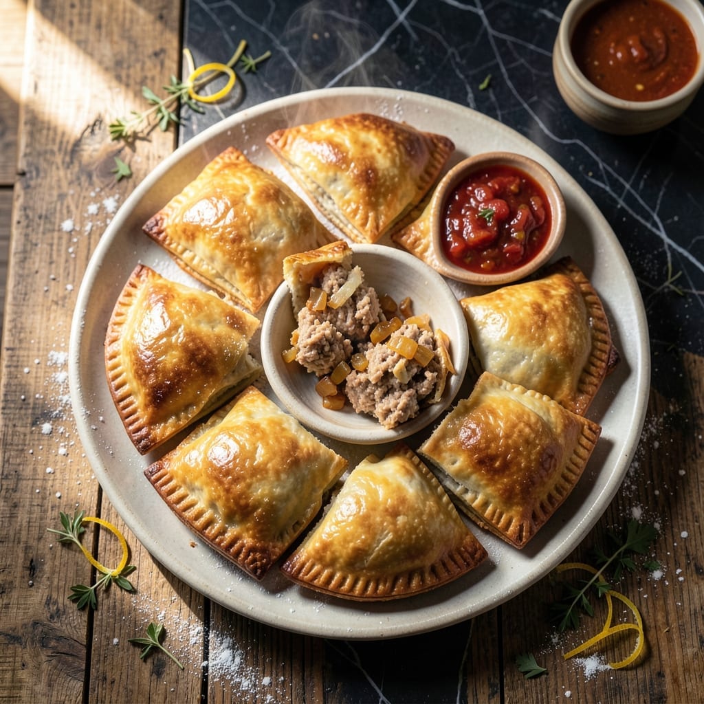 Ground Chicken Empanada Recipe: Flaky Pastry With Spiced Filling