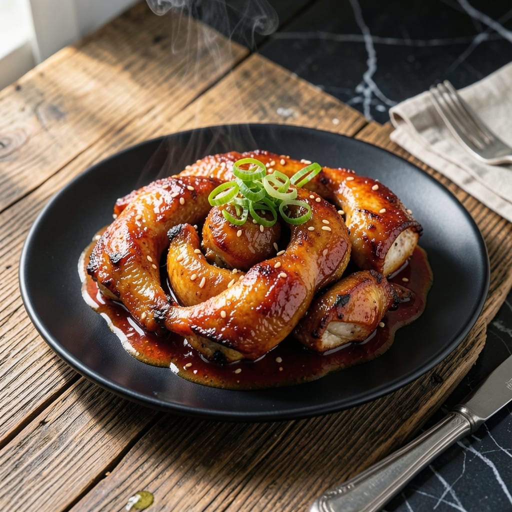 Fire Chicken Recipe: Spicy Korean BBQ Glaze With Sticky Heat