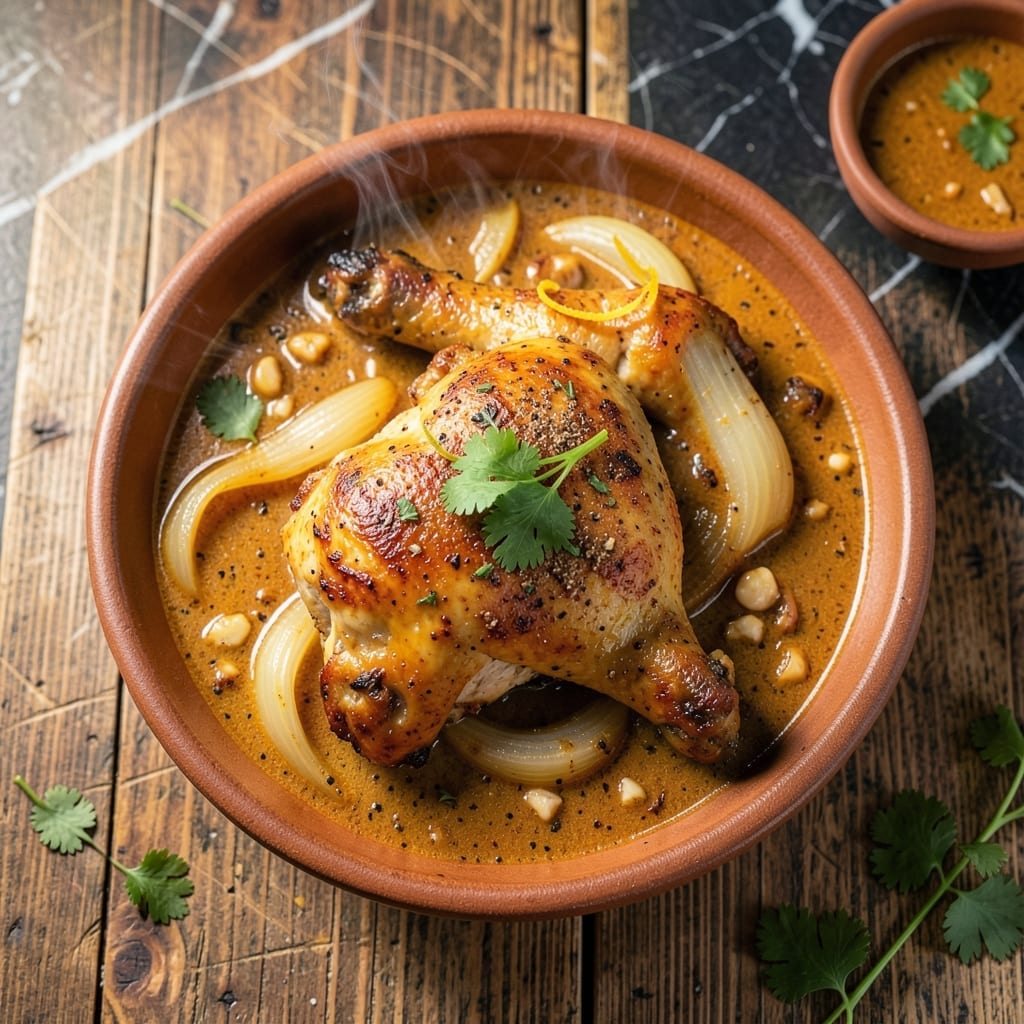 Roasted Chicken Curry Recipe: Fragrant Spices in Golden Coconut Sauce