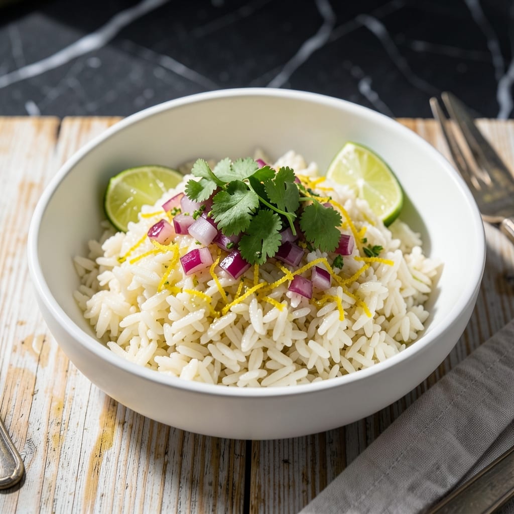 Healthy Cilantro Lime Rice Recipe: Zesty Citrus Infusion With Fresh Herbs