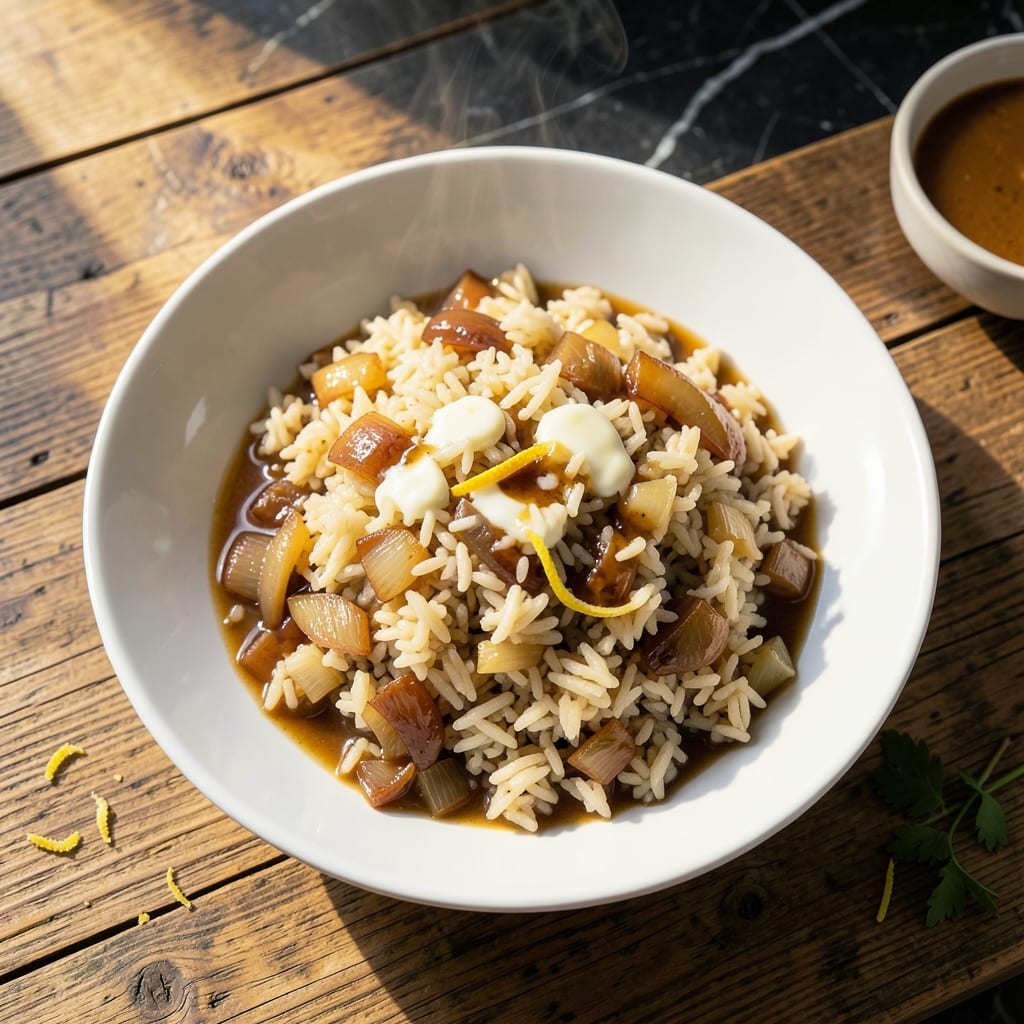 French Onion Rice Recipe With Soup Mix: Savory Onion Depth in a Side Dish